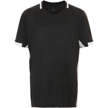 Textiel Kinderen T-shirts korte mouwen Sols CLASSICOKIDS Negro Blanco Zwart