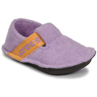Schoenen Meisjes Sloffen Crocs CLASSIC SLIPPER K Violet / Geel