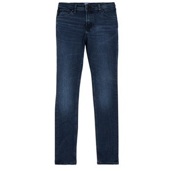Textiel Jongens Skinny jeans Jack & Jones JJILIAM Blauw / Donker