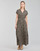 Textiel Dames Lange jurken Betty London PARILLA Zwart / Multicolour