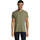 Textiel Heren T-shirts korte mouwen Sols Camiseta IMPERIAL FIT color Caqui Kaki