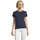 Textiel Dames T-shirts korte mouwen Sols Camiseta IMPERIAL FIT color French Marino Blauw