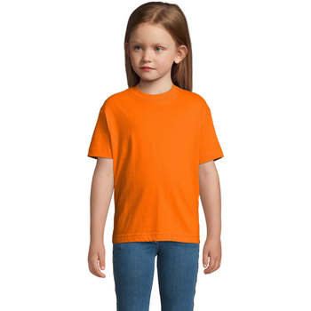 Textiel Kinderen T-shirts korte mouwen Sols Camista infantil color Naranja Orange