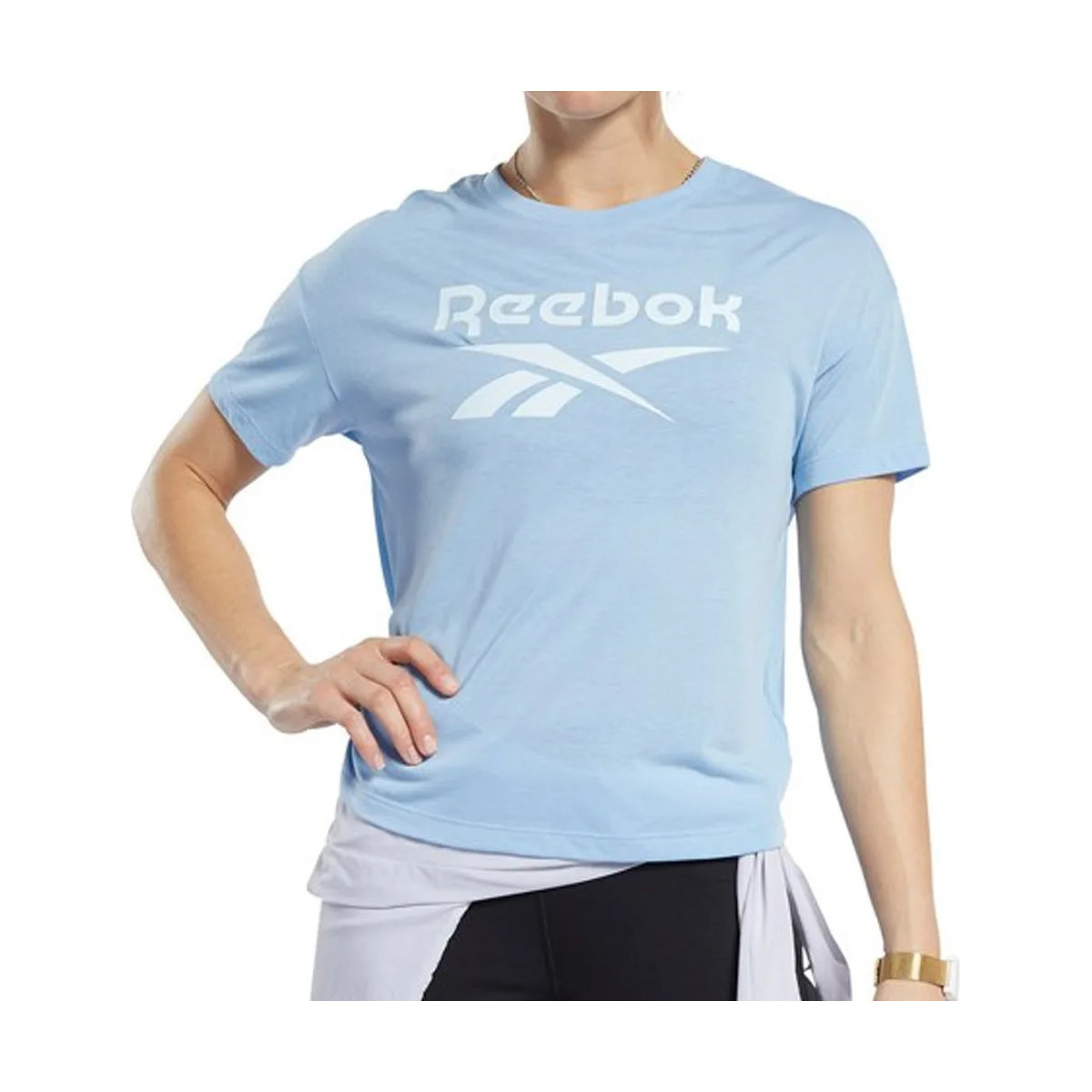 Textiel Dames T-shirts & Polo’s Reebok Sport  Blauw