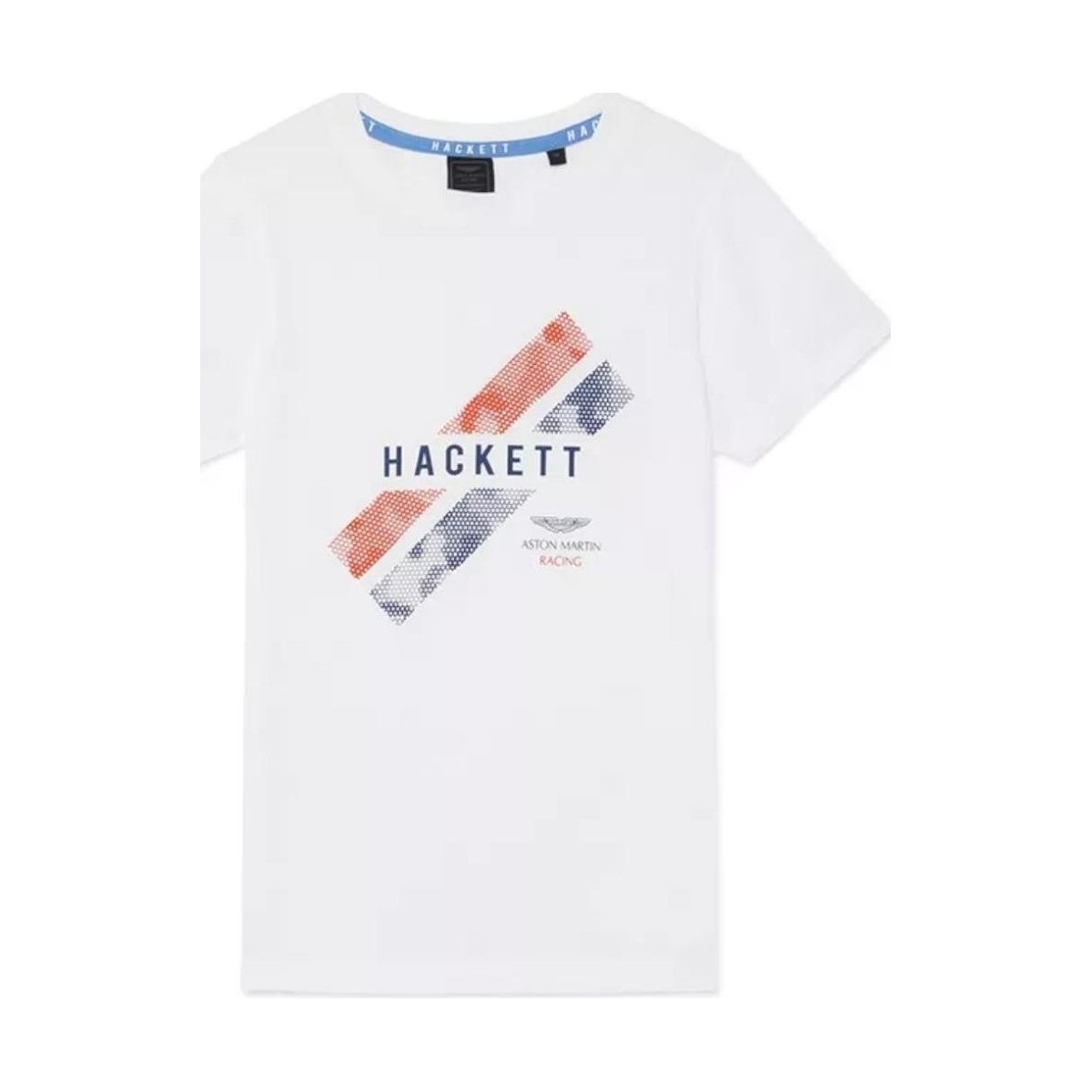 Textiel Jongens T-shirts korte mouwen Hackett  Wit