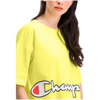 Textiel Dames T-shirts korte mouwen Champion  Geel