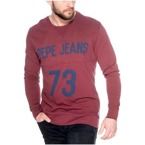 Textiel Heren T-shirts korte mouwen Pepe jeans  Rood