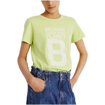 Textiel Meisjes T-shirts korte mouwen Ecoalf  Geel
