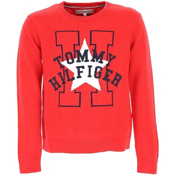 Textiel Meisjes Sweaters / Sweatshirts Tommy Hilfiger  Rood