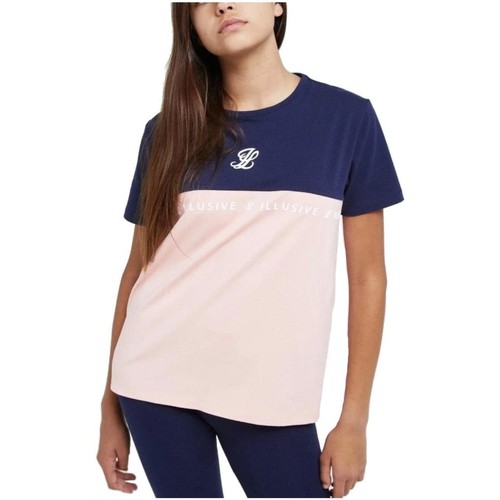 Textiel Meisjes T-shirts korte mouwen Illusive London  Multicolour