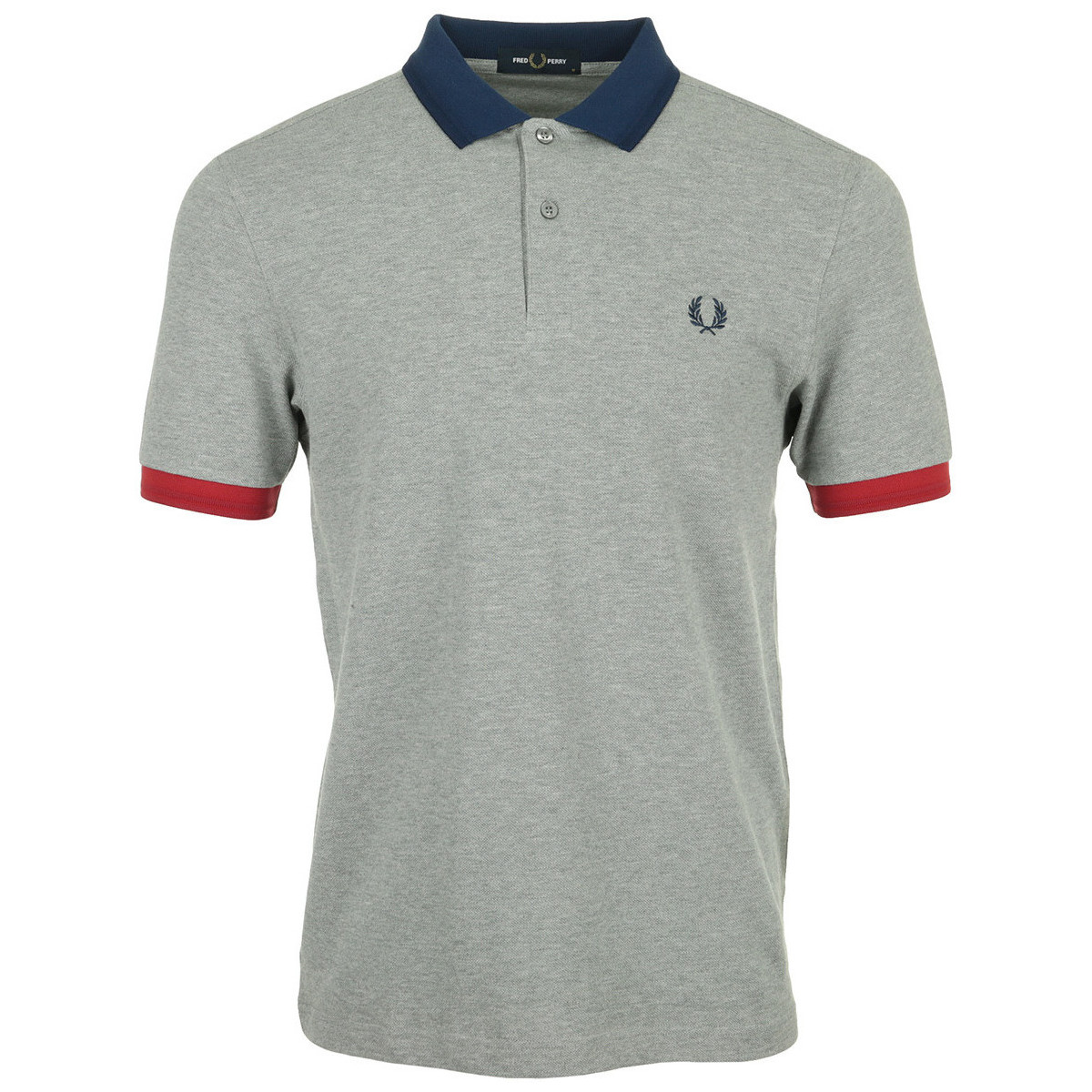 Textiel Heren T-shirts & Polo’s Fred Perry Contrast Trim Polo Shirt Grijs