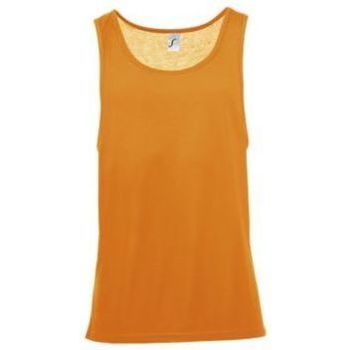 Textiel Heren Mouwloze tops Sols Jamaica camiseta sin mangas Orange