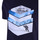 Textiel Heren T-shirts korte mouwen Bikkembergs C 7 001 76 E 1951 Blauw