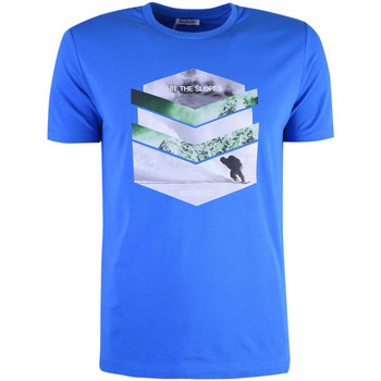 Textiel Heren T-shirts korte mouwen Bikkembergs  Blauw