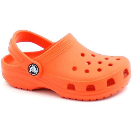 Schoenen Kinderen Leren slippers Crocs CRO-RRR-204536-817 Orange