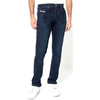 Textiel Heren Skinny jeans True Rise Regular Fit Jeans Stretch A Blauw