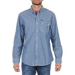 Textiel Heren Overhemden lange mouwen Lee Cooper Greyven Blauw
