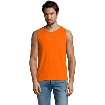Textiel Heren Mouwloze tops Sols Justin camiseta sin mangas Orange
