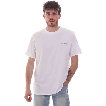 Textiel Heren T-shirts & Polo’s Dockers 27406-0115 Wit