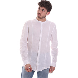 Textiel Heren Overhemden lange mouwen Gaudi 111GU45006 Wit