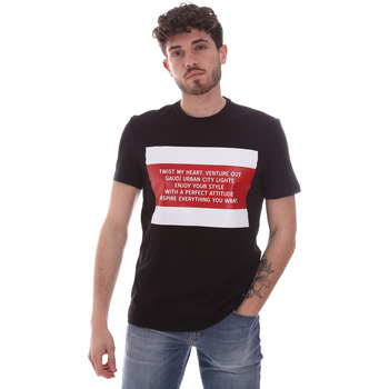 Textiel Heren T-shirts & Polo’s Gaudi 111GU64071 Zwart