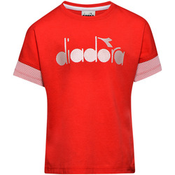 Textiel Kinderen T-shirts korte mouwen Diadora 102175914 Rood