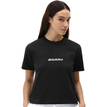 Textiel Dames T-shirts & Polo’s Dickies DK0A4XBABLK1 Zwart