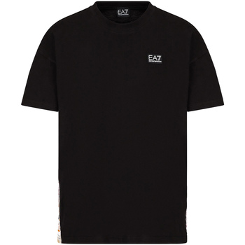 Textiel Heren T-shirts korte mouwen Ea7 Emporio Armani 3KPT13 PJ02Z Zwart