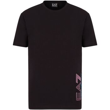 Textiel Heren T-shirts korte mouwen Ea7 Emporio Armani 3KPT23 PJ9TZ Zwart