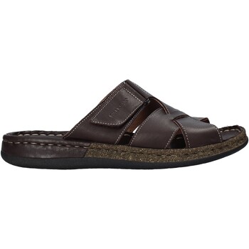 Schoenen Heren Leren slippers Susimoda 5721 Brown