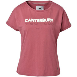 Textiel Dames T-shirts korte mouwen Canterbury  Roze