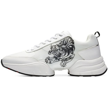Schoenen Heren Lage sneakers Ed Hardy - Caged runner tiger white-black Wit