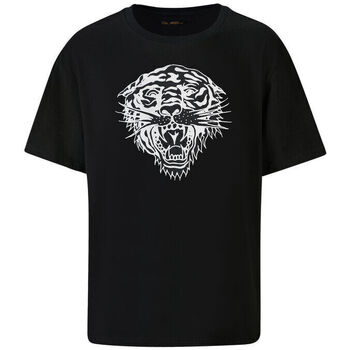 Textiel Heren T-shirts korte mouwen Ed Hardy - Tiger-glow t-shirt black Zwart