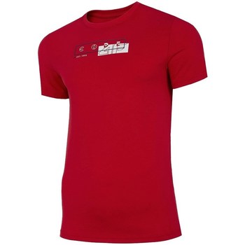 Textiel Heren T-shirts korte mouwen 4F TSM021 Rood