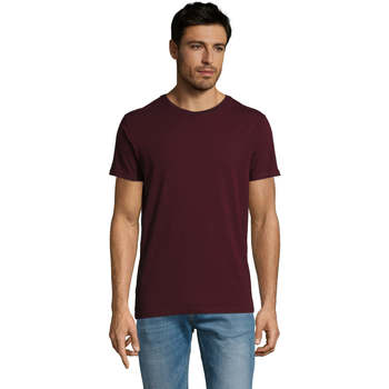 Textiel Heren T-shirts korte mouwen Sols Martin camiseta de hombre Bordeaux