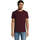 Textiel Heren T-shirts korte mouwen Sols Martin camiseta de hombre Bordeaux