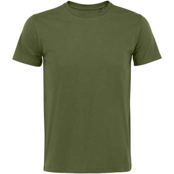 Textiel Heren T-shirts korte mouwen Sols Martin camiseta de hombre Beige