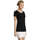 Textiel Dames T-shirts korte mouwen Sols Martin camiseta de mujer Zwart