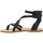 Schoenen Dames Sandalen / Open schoenen Spartiates Phoceennes Paros Cuir Femme Noir Zwart