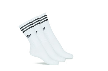 Accessoires High socks adidas Originals SOLID CREW SOCK X3 Wit