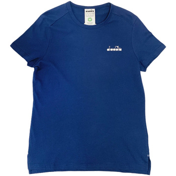 Textiel Dames T-shirts & Polo’s Diadora 102175882 Blauw