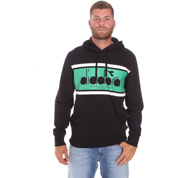 Textiel Heren Sweaters / Sweatshirts Diadora 502173625 Zwart