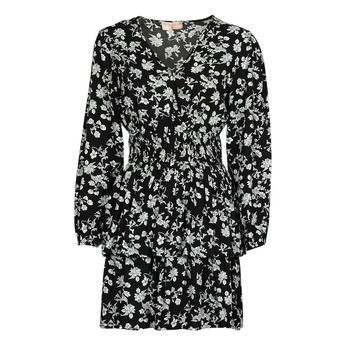 Textiel Dames Korte jurken Moony Mood PAPIS Zwart / Wit