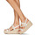 Schoenen Dames Sandalen / Open schoenen Cosmo Paris HOURA Wit / Goud