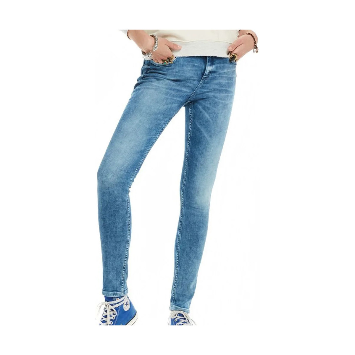 Textiel Dames Skinny Jeans Scotch & Soda  Blauw