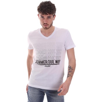 Textiel Heren T-shirts & Polo’s Gaudi 111GU64069 Wit