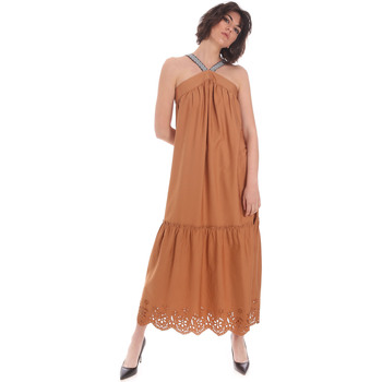 Textiel Dames Lange jurken Gaudi 111FD15012 Brown