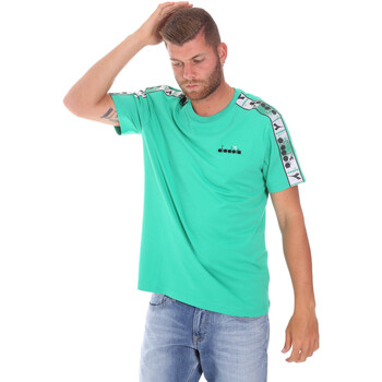 Textiel Heren T-shirts korte mouwen Diadora 502176085 Groen