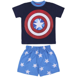 Textiel Jongens Pyjama's / nachthemden Capitan America 2200007294 Blauw