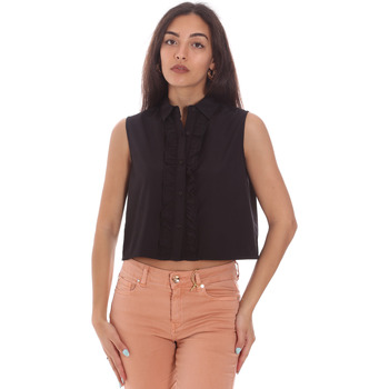 Textiel Dames Overhemden Gaudi 111FD45001 Zwart